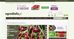 Desktop Screenshot of ogrodinfo.pl