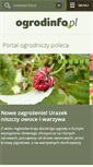 Mobile Screenshot of ogrodinfo.pl